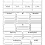The Most Practical Meal Planner Ever – Our Handcrafted Life In Blank Meal Plan Template