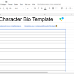 The Ultimate Character Bio Template 2018 | 70+ Questions Pertaining To Free Bio Template Fill In Blank