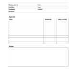 This Is A Team Meeting Agenda Template Which Will Guide You Regarding Free Meeting Agenda Templates For Word