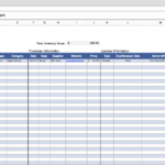 Top 10 Inventory Excel Tracking Templates – Sheetgo Blog Inside Stock Report Template Excel