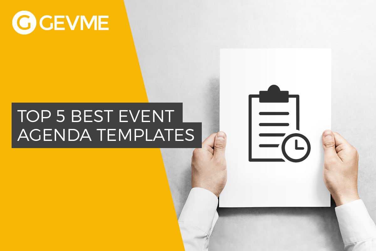 Top 5 Best Event Agenda Templates Inside Event Agenda Template Word