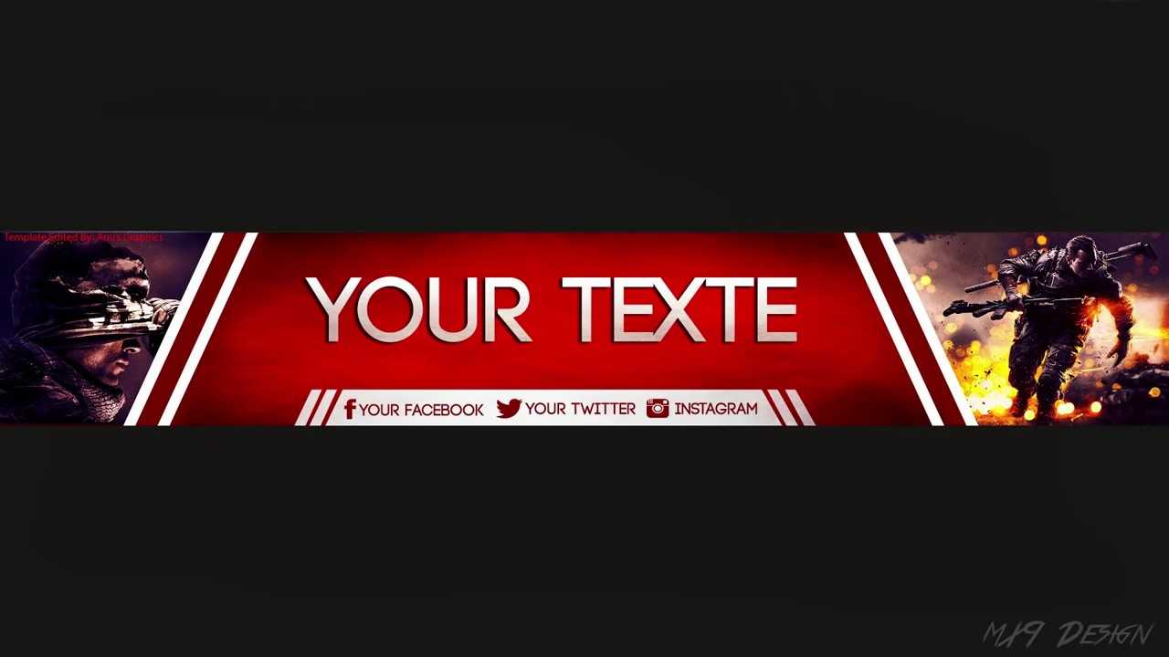 Top 5 Free Youtube Banner Templates / 5 Tane Youtube Banner In Youtube Banner Template Gimp