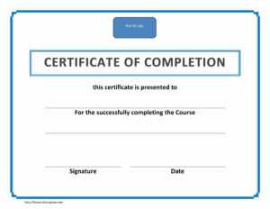 Training Certificate Template Pdf | Blank Certificates inside Training Certificate Template Word Format