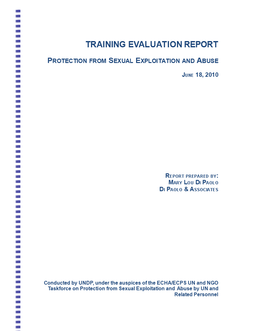 Training Evaluation | Templates At Allbusinesstemplates With Training Evaluation Report Template