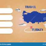 Travel Turkey Template Vector Stock Vector – Illustration Of Inside Blank Turkey Template