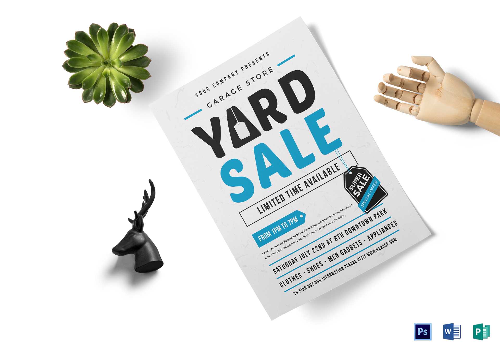 Unique Yard Sale Flyer Template With Garage Sale Flyer Template Word