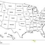 United States Outline Drawing At Paintingvalley Throughout United States Map Template Blank