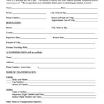 Us Federal Probation Travel Form – Fill Online, Printable With Travel Request Form Template Word