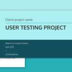 User Testing Report Template – Ux Design Templates In Ux Report Template