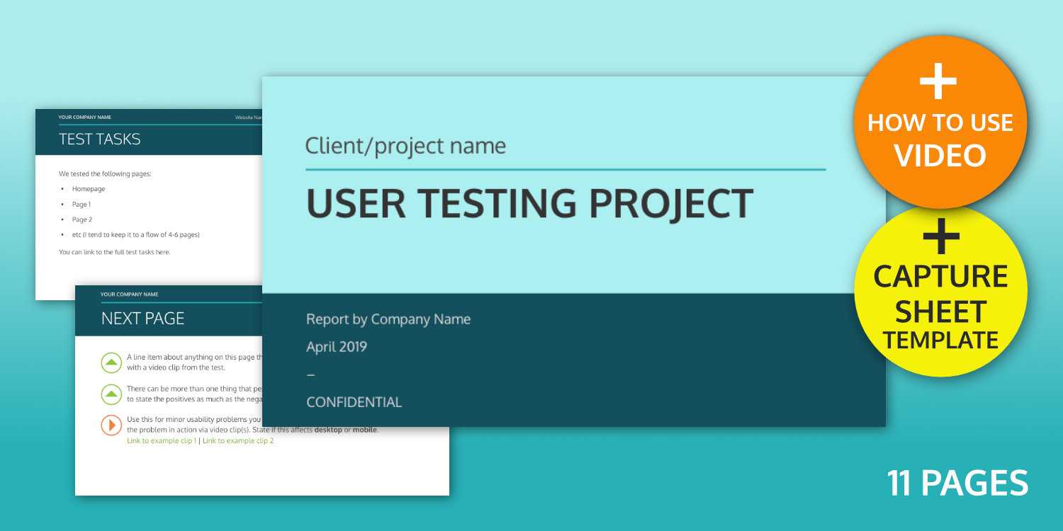 User Testing Report Template – Ux Design Templates In Ux Report Template