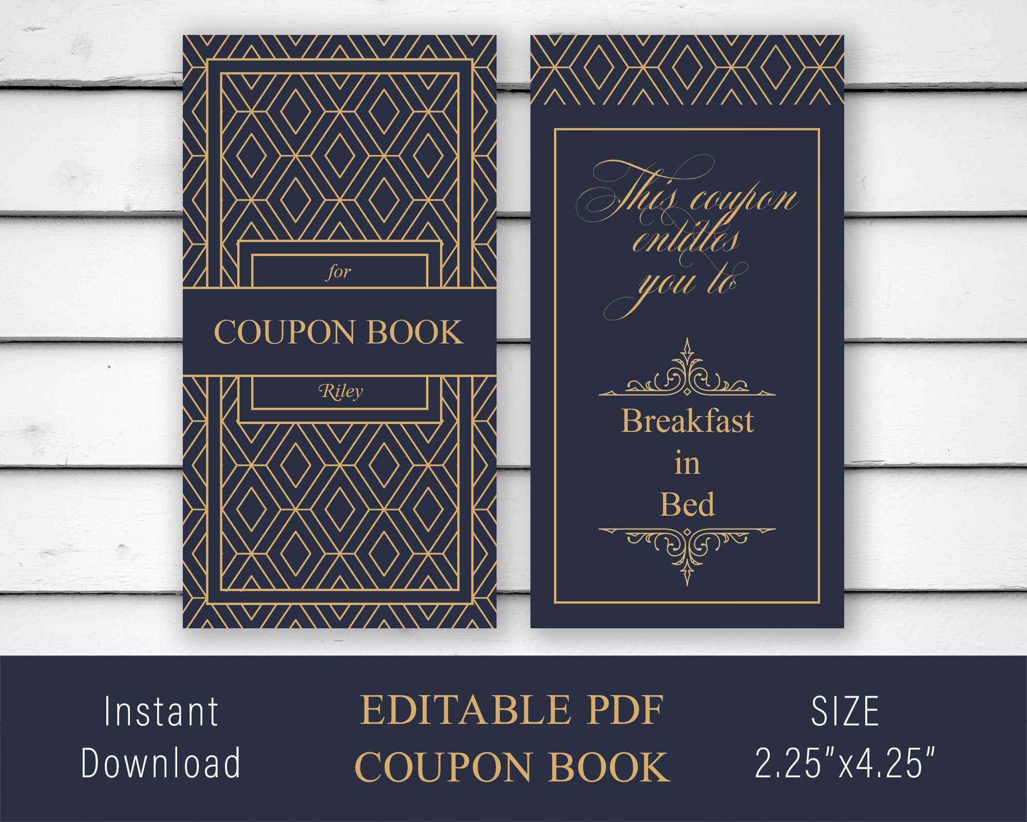 Valentines Day Gift For Him, Editable Love Coupon, Love With Coupon Book Template Word