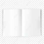 Vector Open Blank Magazine Spread. Book Spread With Blank White.. With Regard To Blank Magazine Spread Template