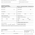 Vehicle Incident Report Template Inside Vehicle Accident Report Form Template