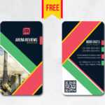 Vertical Business Card Design Psd – Free Download | Arenareviews Intended For Blank Business Card Template Psd