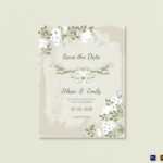 Vintage Save The Date Card Template Intended For Save The Date Template Word