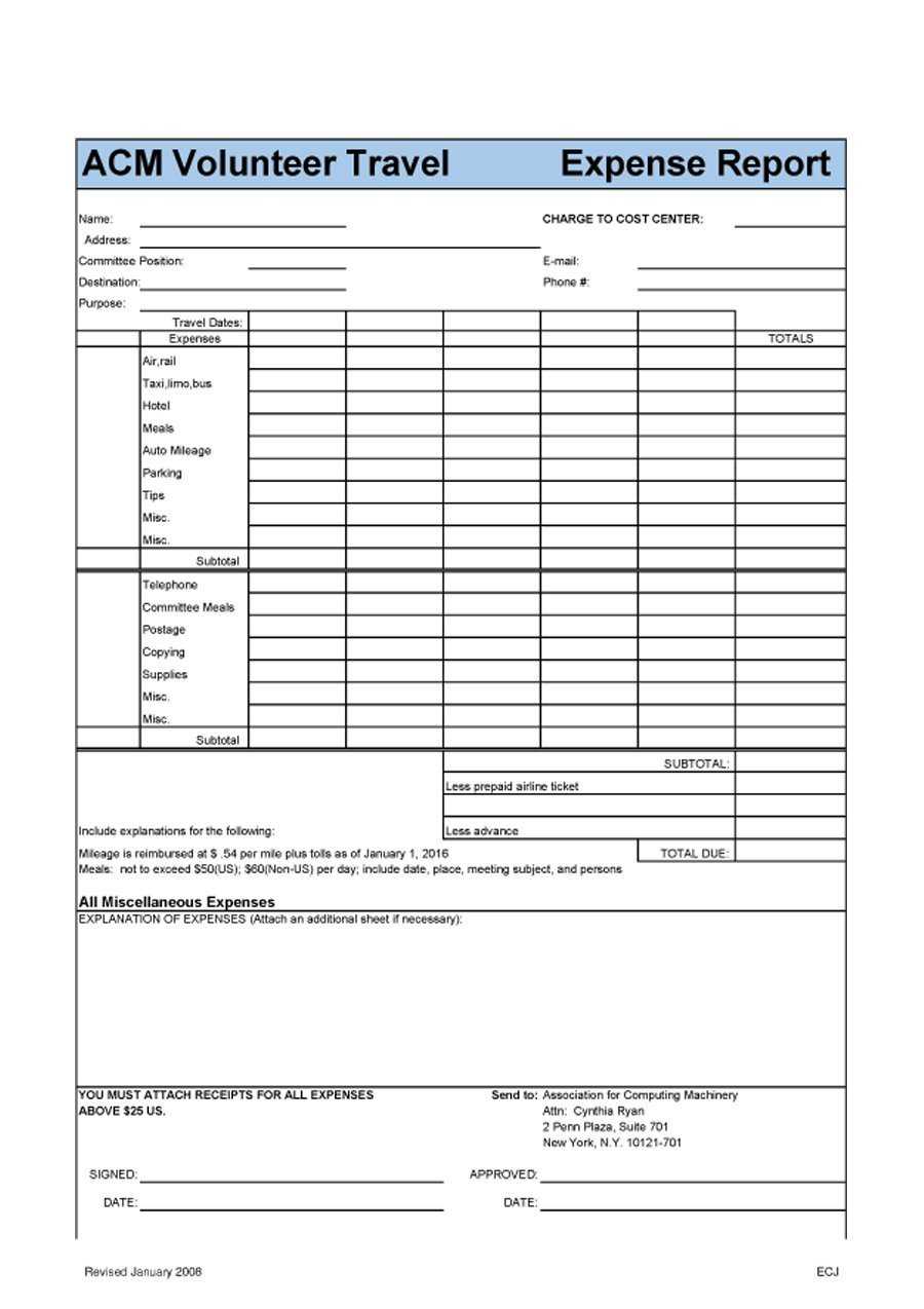 Volunteer Tracking Spreadsheet Travel Expense Vacation With Volunteer Report Template