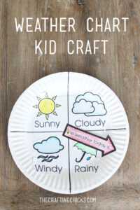 Weather Chart Kid Craft - The Crafting Chicks throughout Kids Weather Report Template