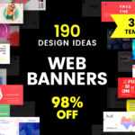 Web Banner Design Templates Bundle Sale Intended For Website Banner Design Templates
