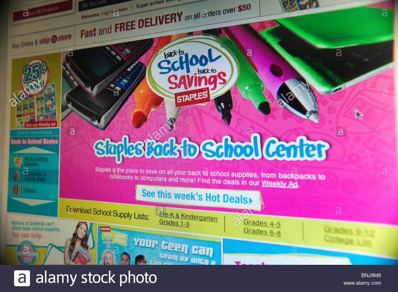 Website Banner Ads Stock Photos & Website Banner Ads Stock Inside Staples Banner Template