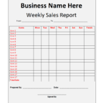 Weekly Report Template Inside Marketing Weekly Report Template