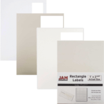 White & Ivory Labels | Jam Paper Throughout Labels 8 Per Sheet Template Word