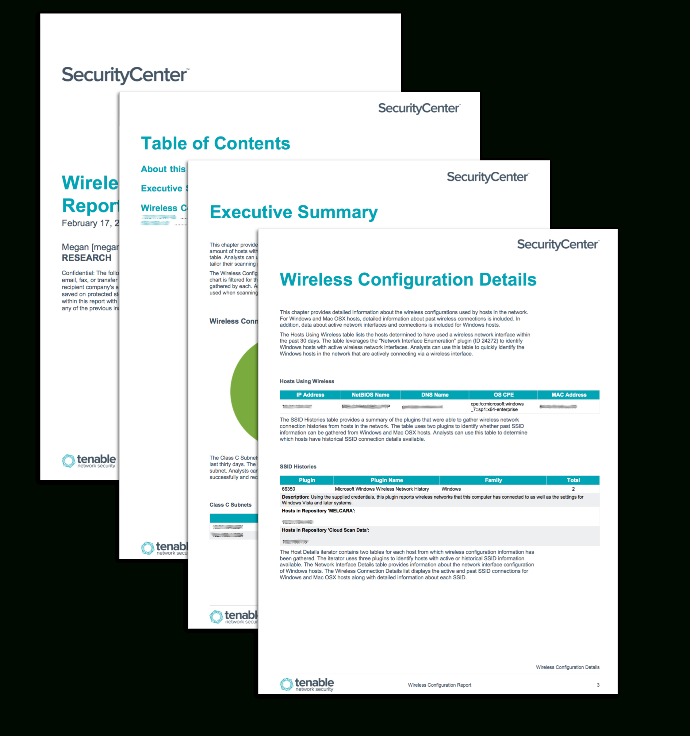 Wireless Configuration Report – Sc Report Template | Tenable® Intended For Technical Support Report Template