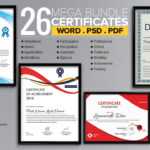 Word Certificate Template – 53+ Free Download Samples For Training Certificate Template Word Format