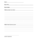 Worksheet Book Report | Printable Worksheets And Activities Throughout 2Nd Grade Book Report Template