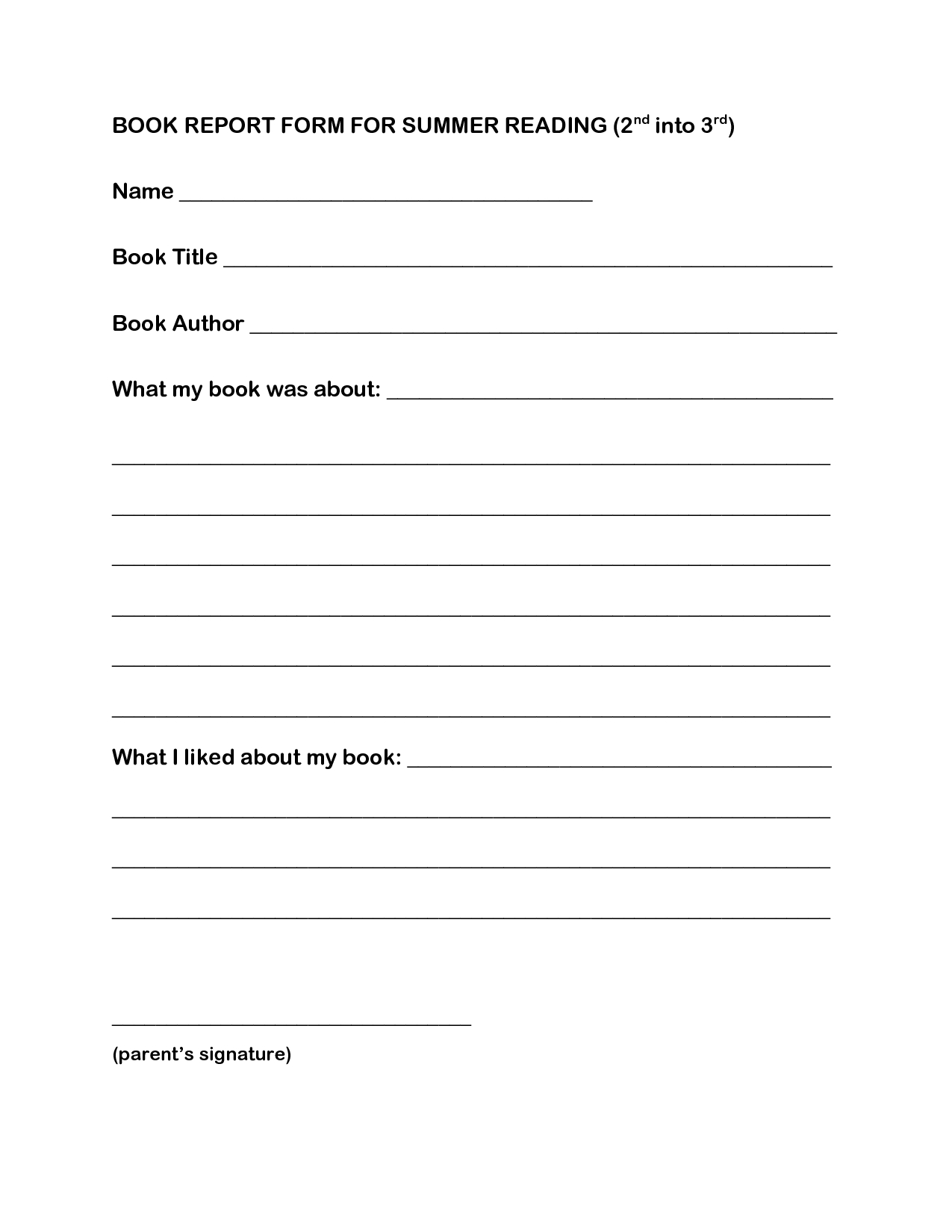 Worksheet Book Report | Printable Worksheets And Activities With Regard To Second Grade Book Report Template
