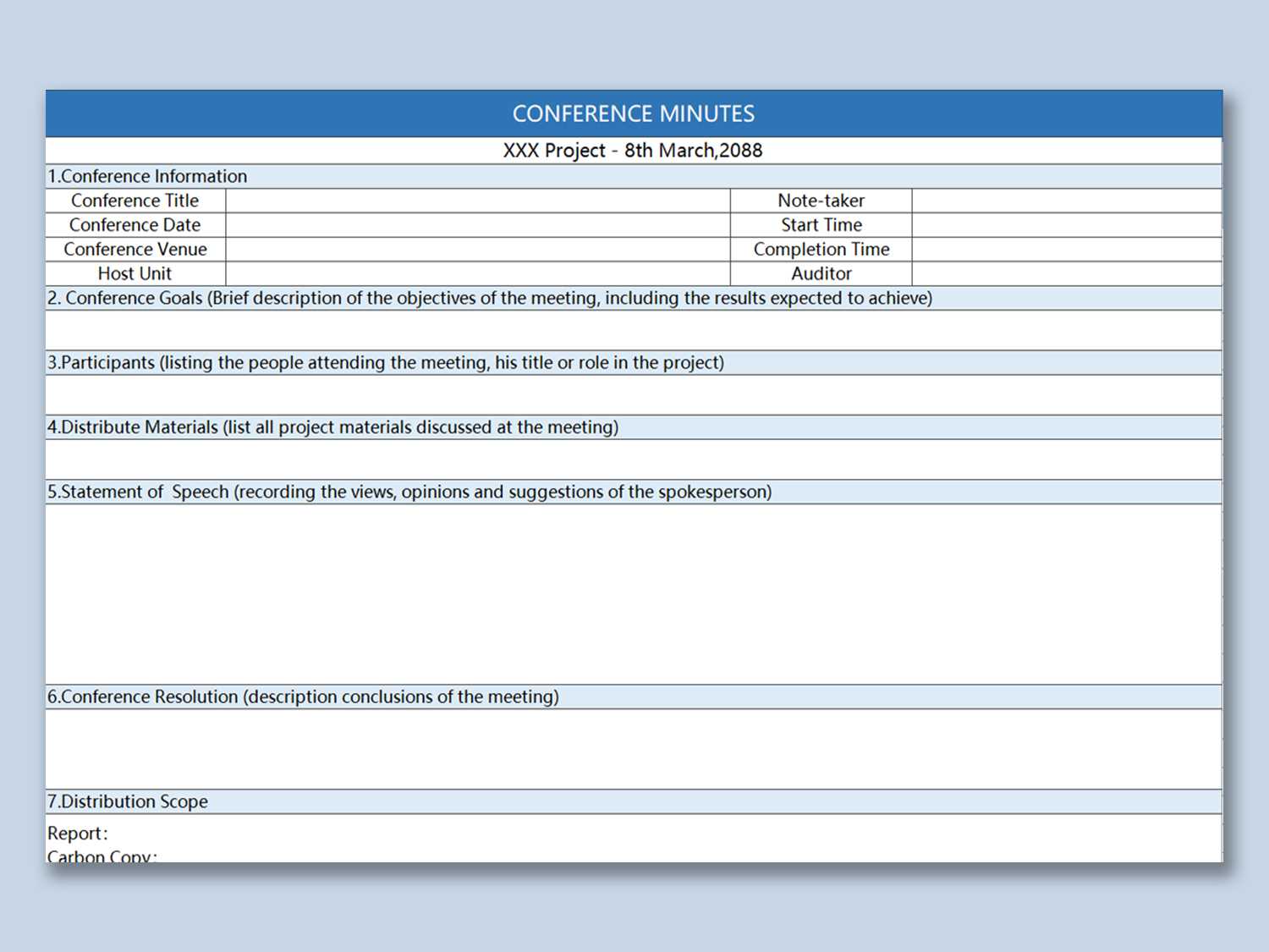 Wps Template – Free Download Writer, Presentation Within Conference Report Template