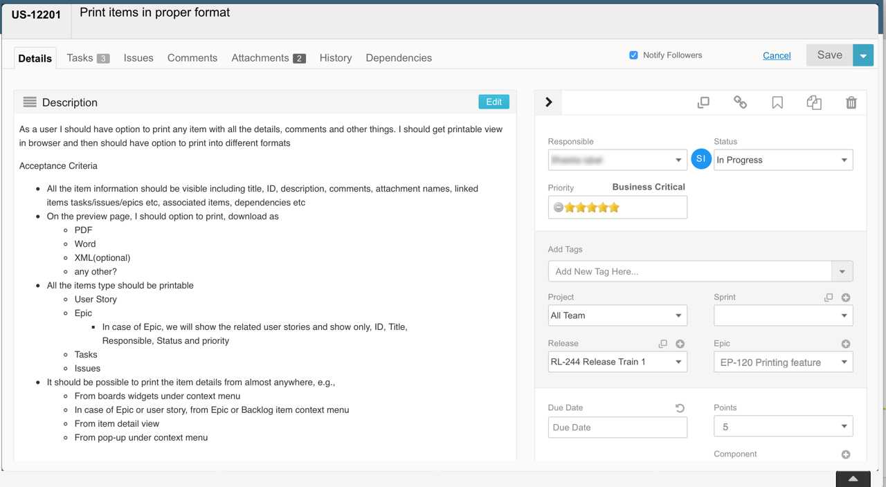 Writing User Stories, Examples And Templates In Agile Pertaining To User Story Word Template