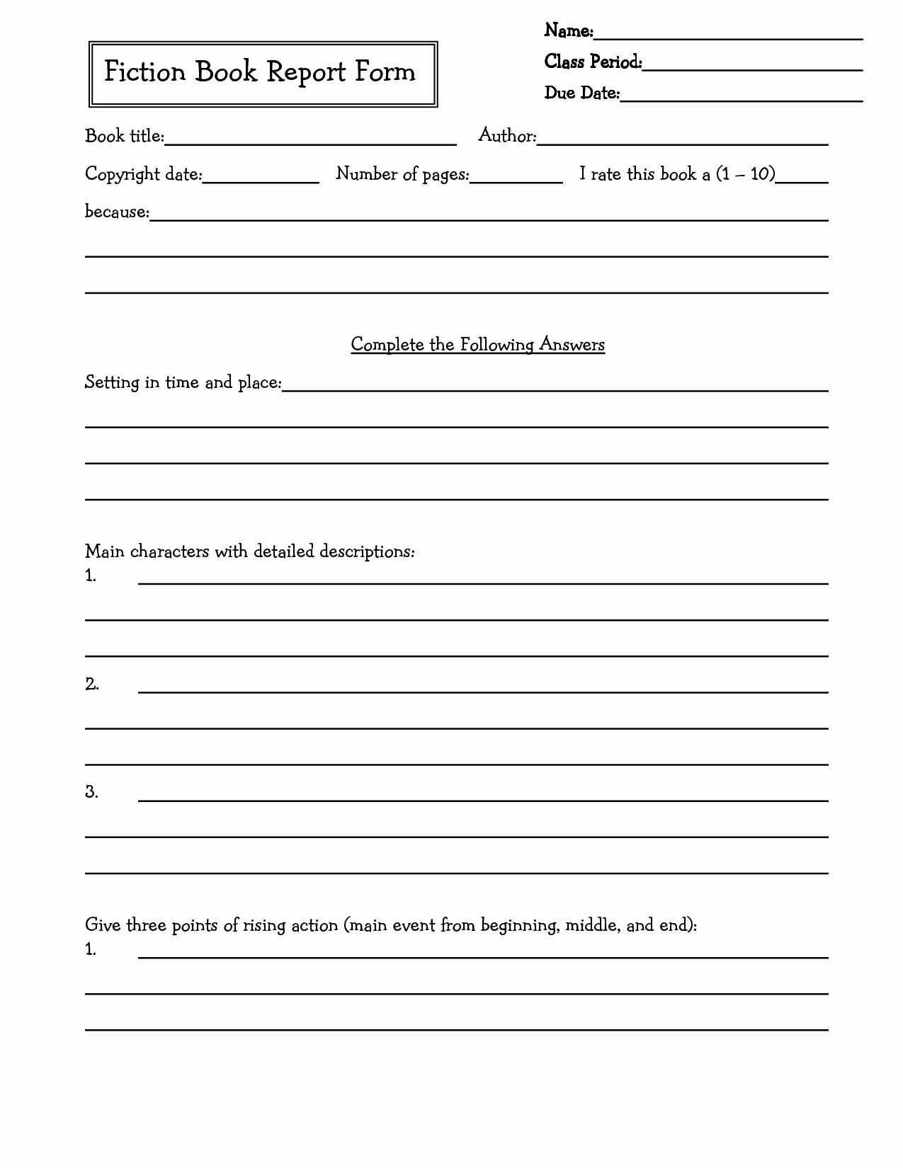 Writing Worksheet Grade 7 | Printable Worksheets And Within Book Report Template Grade 1