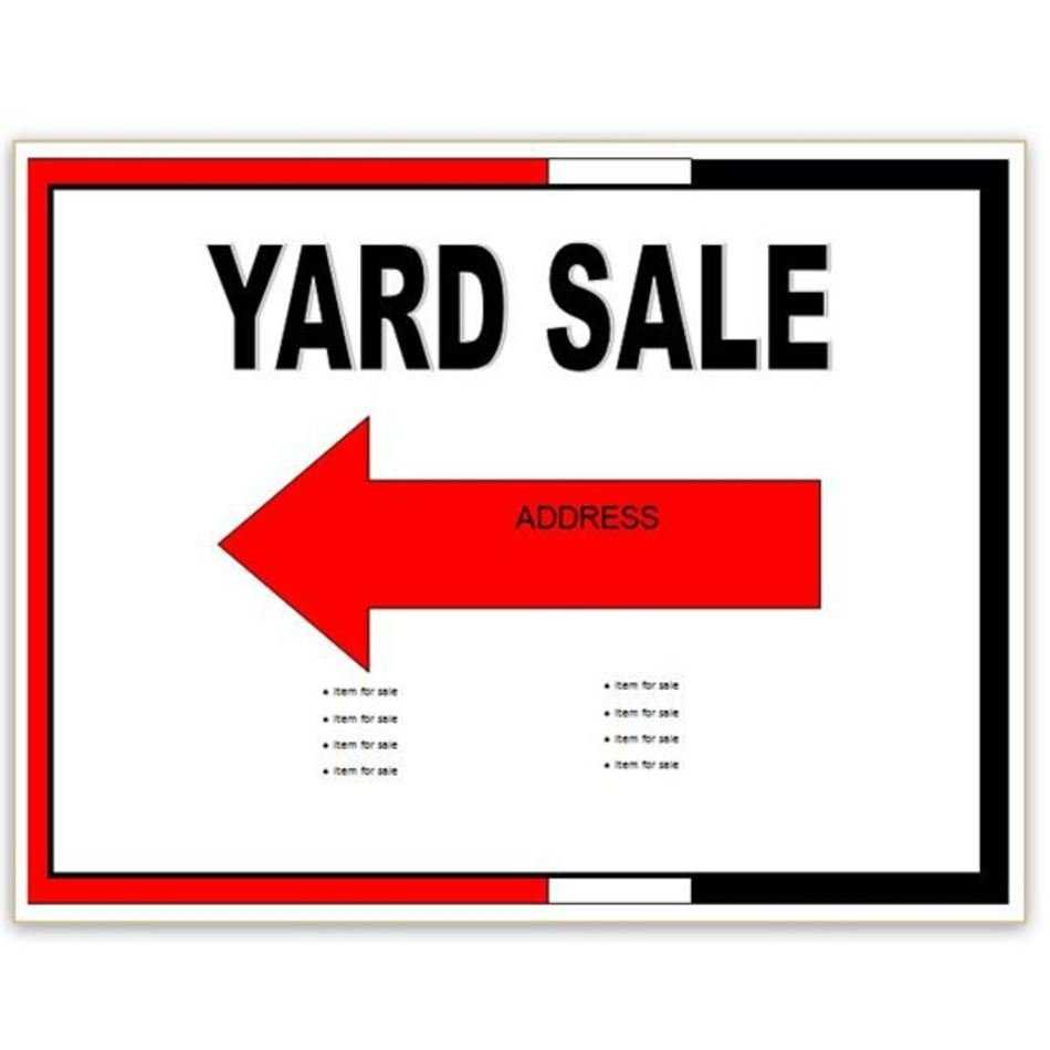 Yard Sale Flyer Template Free Image For Yard Sale Flyer Template Word