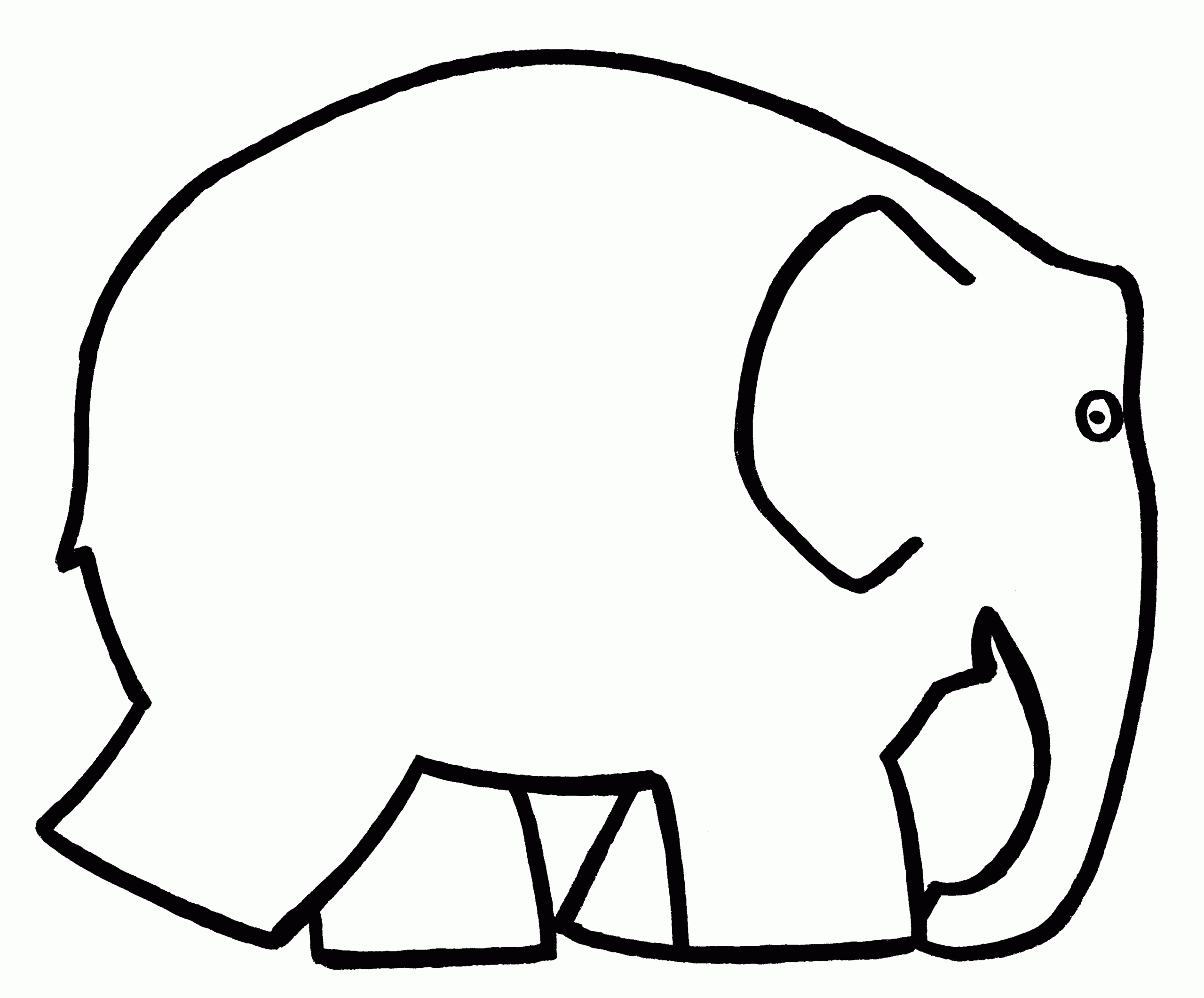 Yespress | Elmer The Elephant Clipart In Pack #5564 With Regard To Blank Elephant Template