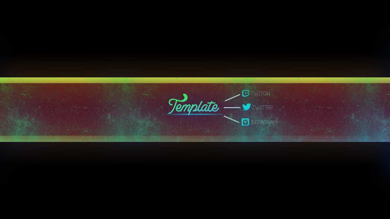 Yt Banner Template | Thanks For 100 Subs | Part (2/2) - Youtube In Yt Banner Template