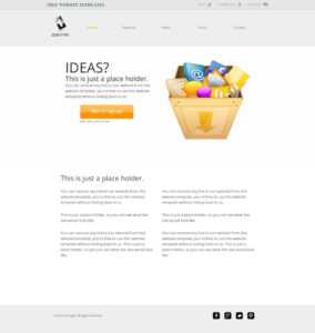 Zerotype A Blank Canvas Template - Web Template » All Free for Blank Food Web Template